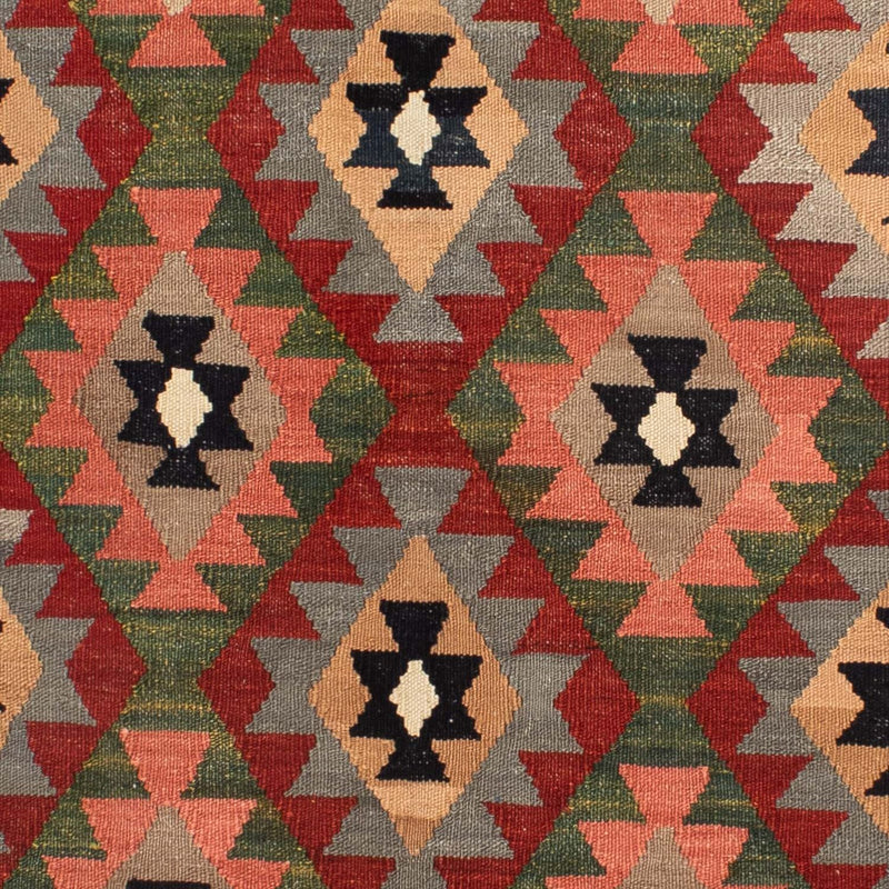 Kelim Rug - Splash - 201 x 162 cm - multicolored