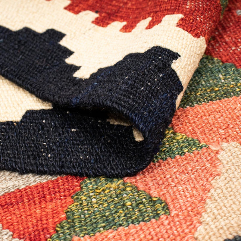 Kelim Rug - Splash - 201 x 162 cm - multicolored