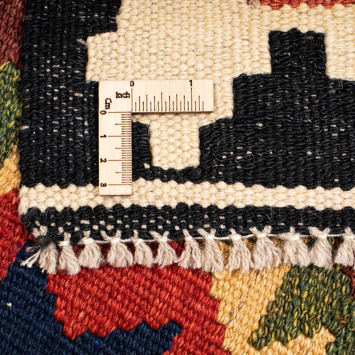 Kelim Rug - Splash - 176 x 155 cm - multicolored