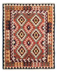 Kelim Rug - Splash - 207 x 163 cm - multicolored