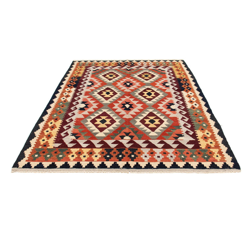 Kelim Rug - Splash - 207 x 163 cm - multicolored