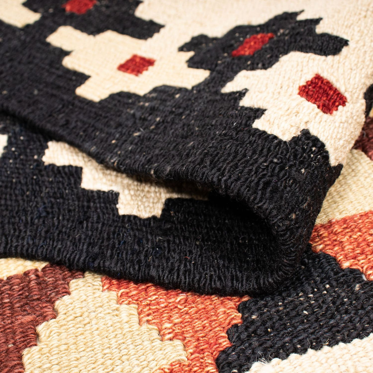 Kelim Rug - Splash - 215 x 153 cm - multicolored