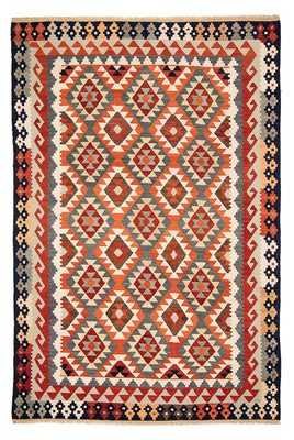 Kelim Rug - Splash - 301 x 207 cm - multicolored