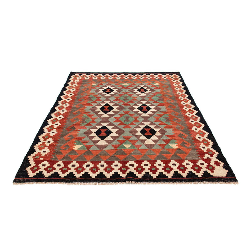 Kelim Rug - Splash - 196 x 149 cm - multicolored