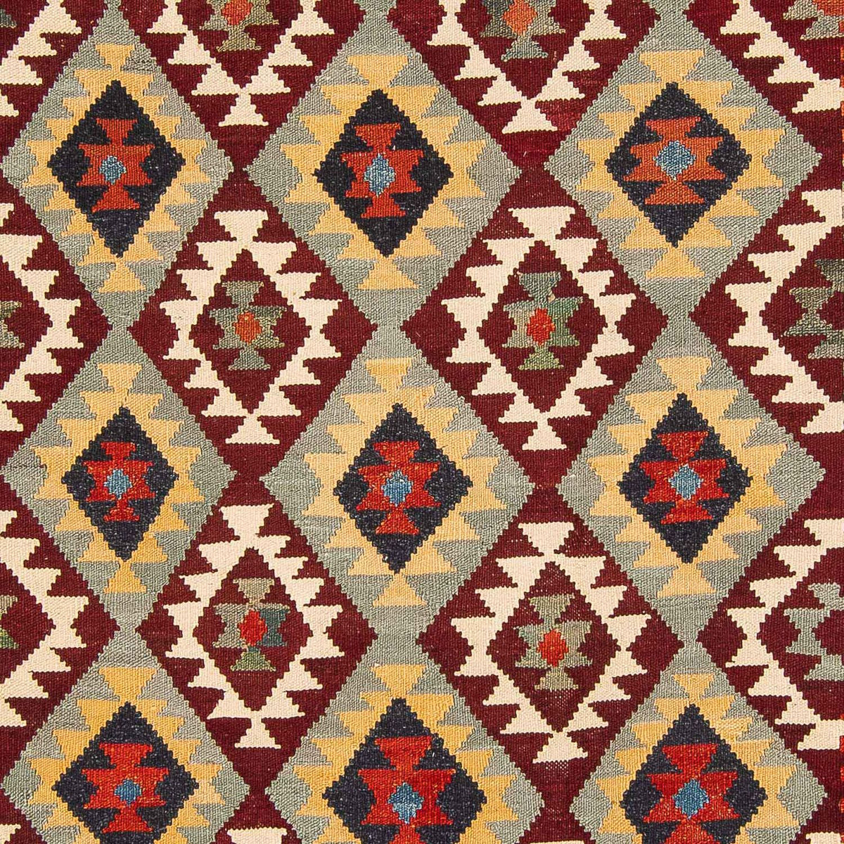 Kelim Rug - Splash - 302 x 205 cm - multicolored