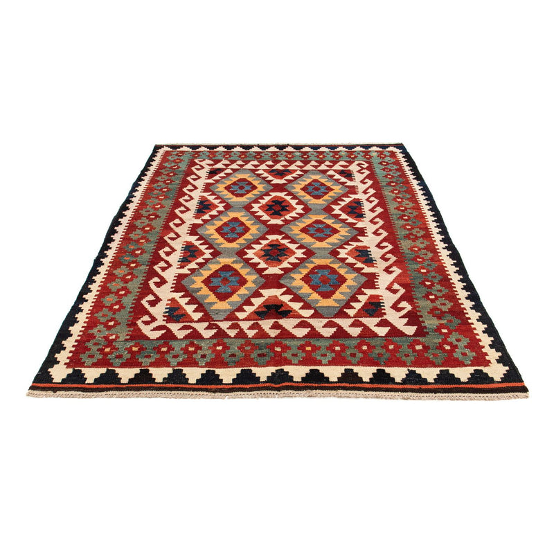 Kelim Rug - Splash - 203 x 147 cm - multicolored
