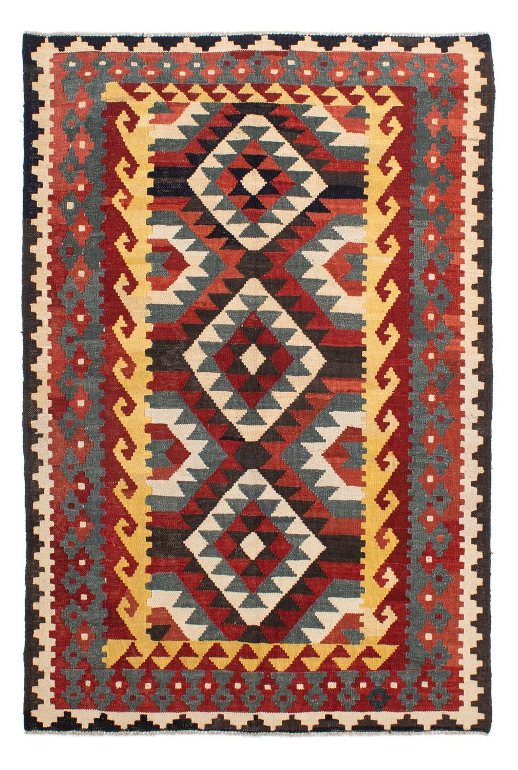 Kelim Rug - Splash - 260 x 137 cm - multicolored