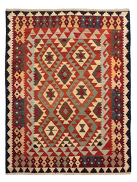 Kelim Rug - Splash - 215 x 157 cm - multicolored