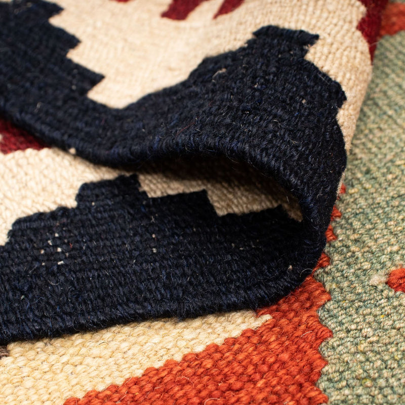 Kelim Rug - Splash - 215 x 157 cm - multicolored