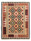 Kelim Rug - Splash - 189 x 152 cm - multicolored