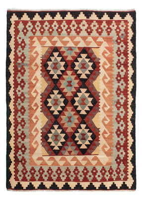 Kelim Rug - Splash - 202 x 151 cm - multicolored