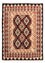 Kelim Rug - Splash - 202 x 151 cm - multicolored