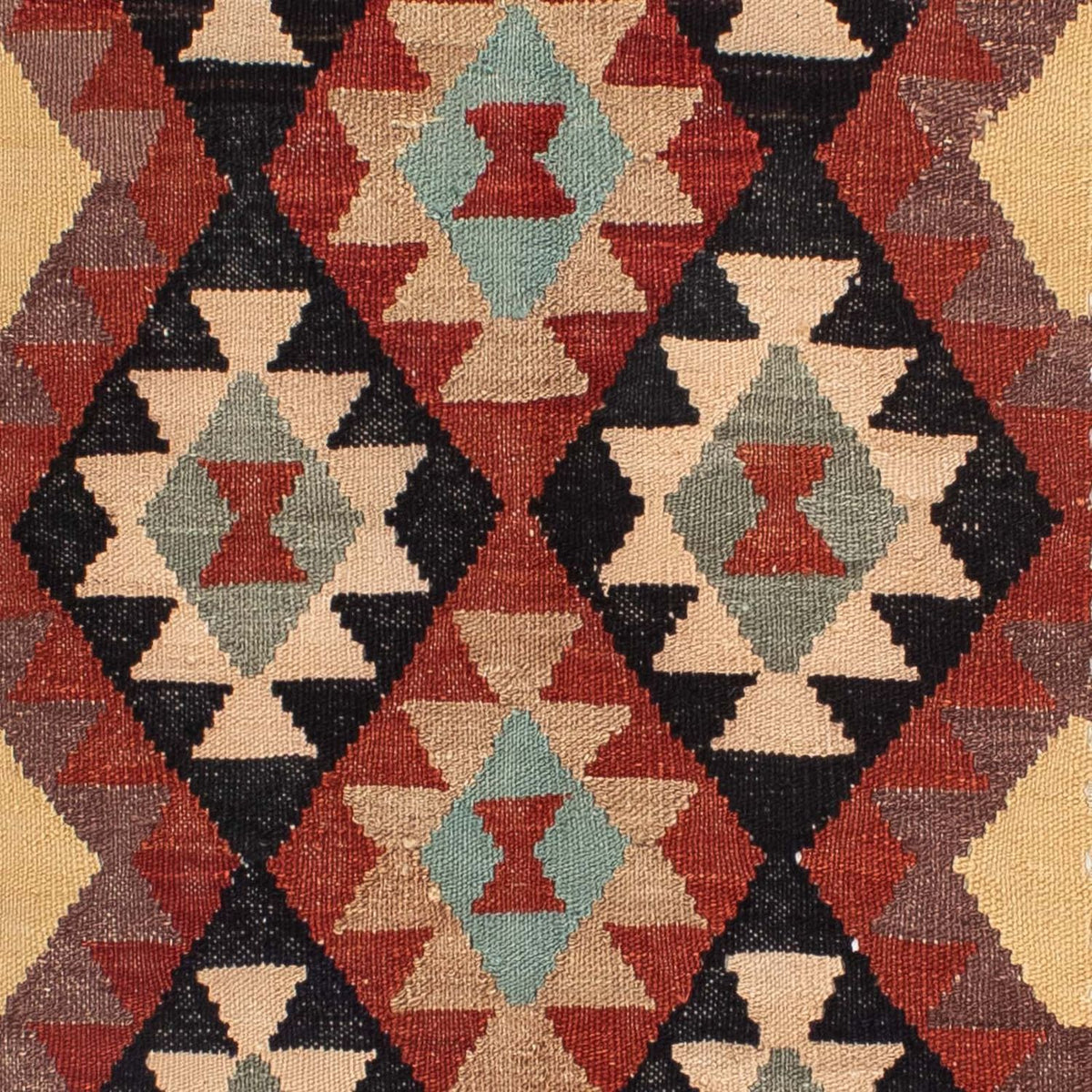 Kelim Rug - Splash - 202 x 151 cm - multicolored