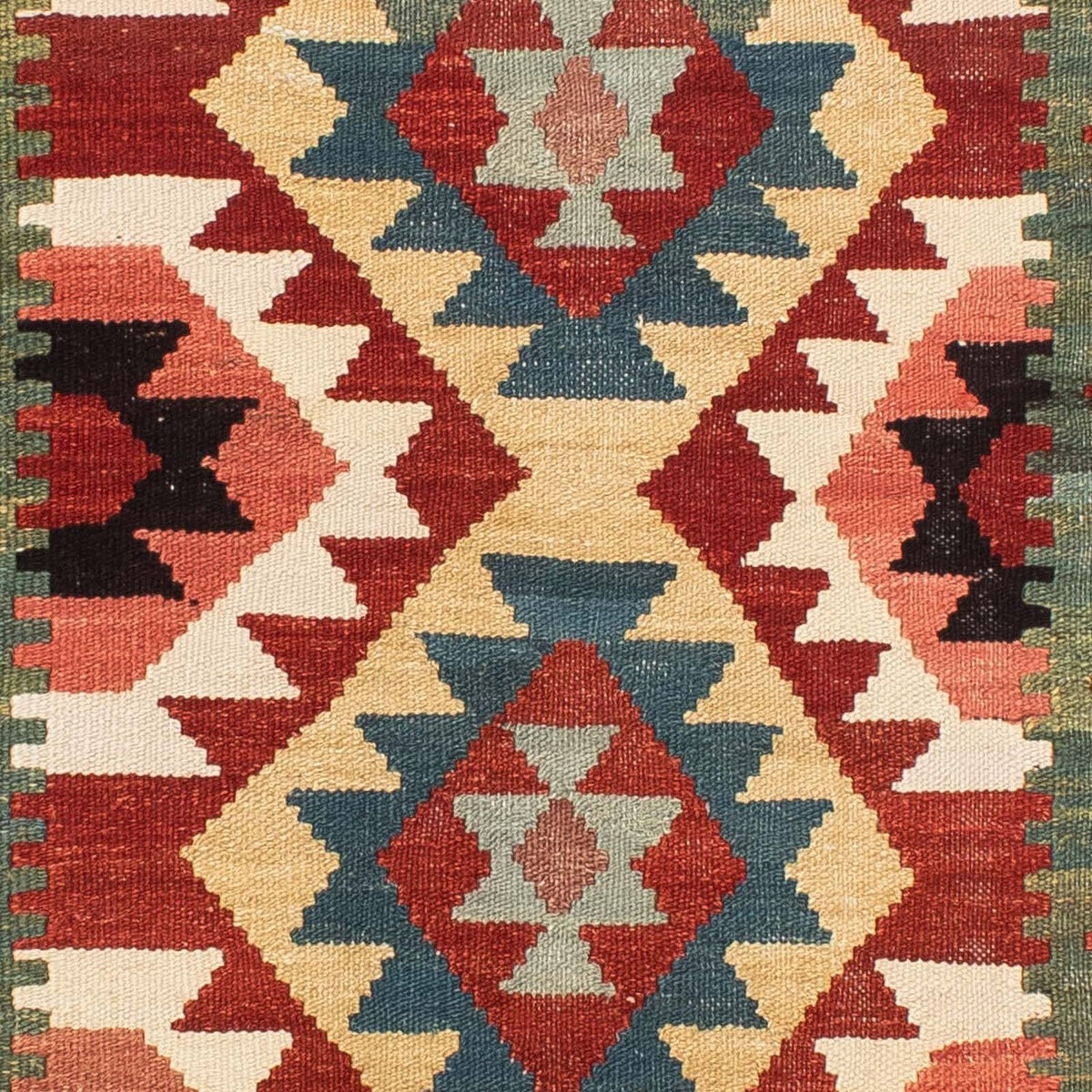 Runner Kelim Rug - Splash - 224 x 129 cm - multicolored