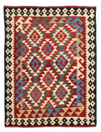Kelim Rug - Splash - 199 x 163 cm - multicolored
