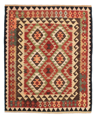 Kelim Rug - Splash - 183 x 155 cm - multicolored