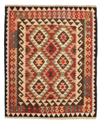 Kelim Rug - Splash - 183 x 155 cm - multicolored