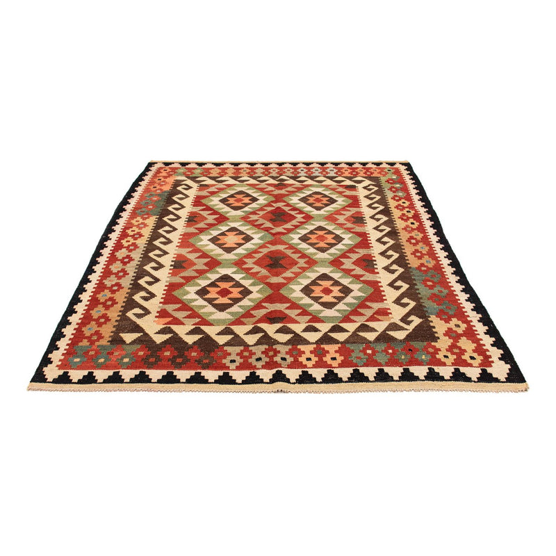 Kelim Rug - Splash - 183 x 155 cm - multicolored