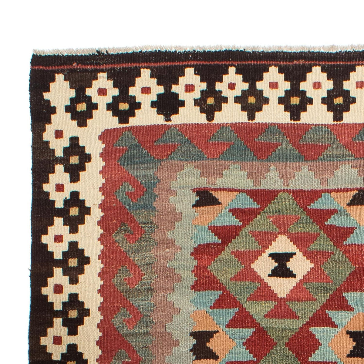 Kelim Rug - Splash - 207 x 150 cm - multicolored