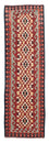 Runner Kelim Rug - Splash - 285 x 87 cm - light red