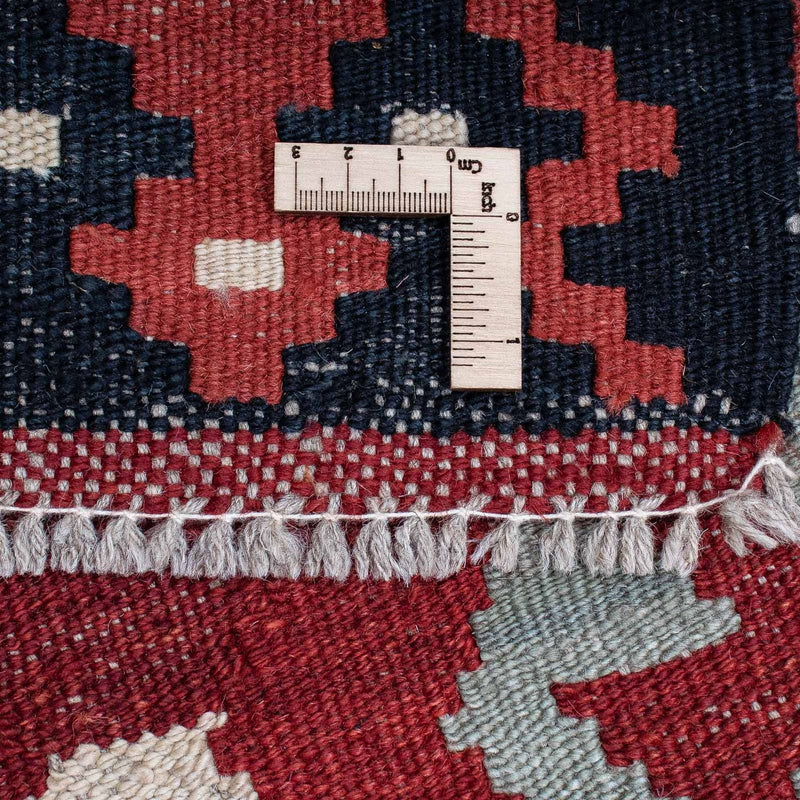 Runner Kelim Rug - Splash - 285 x 87 cm - light red