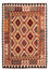 Kelim Rug - Splash - 201 x 150 cm - multicolored