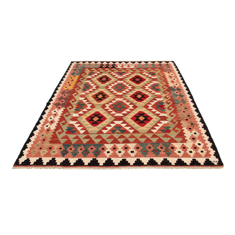 Kelim Rug - Splash - 201 x 150 cm - multicolored