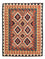 Kelim Rug - Splash - 205 x 158 cm - multicolored