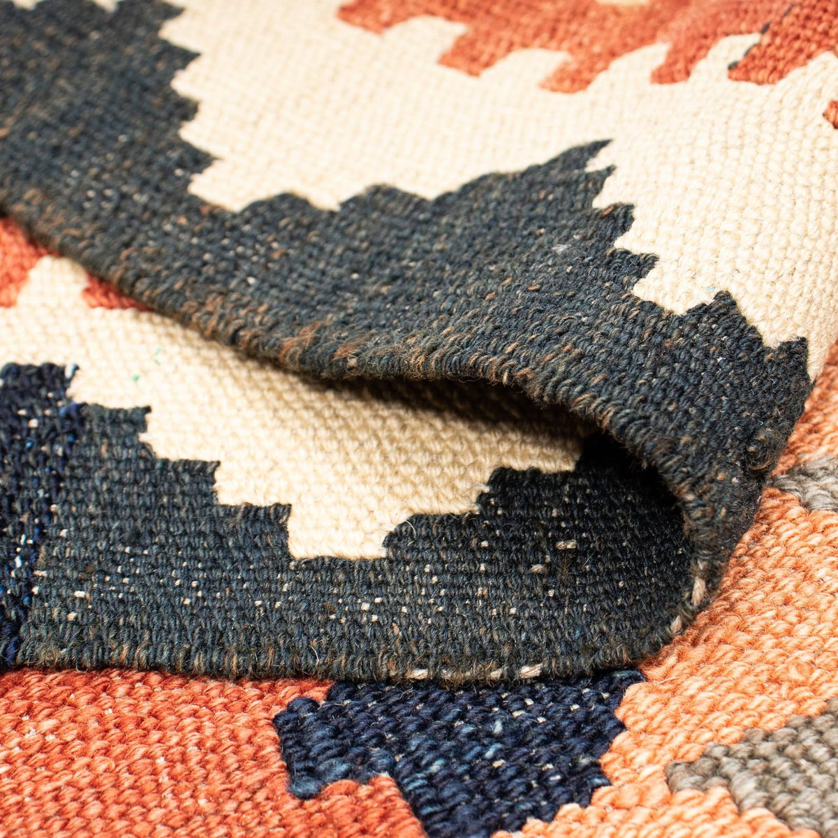 Kelim Rug - Splash - 205 x 158 cm - multicolored