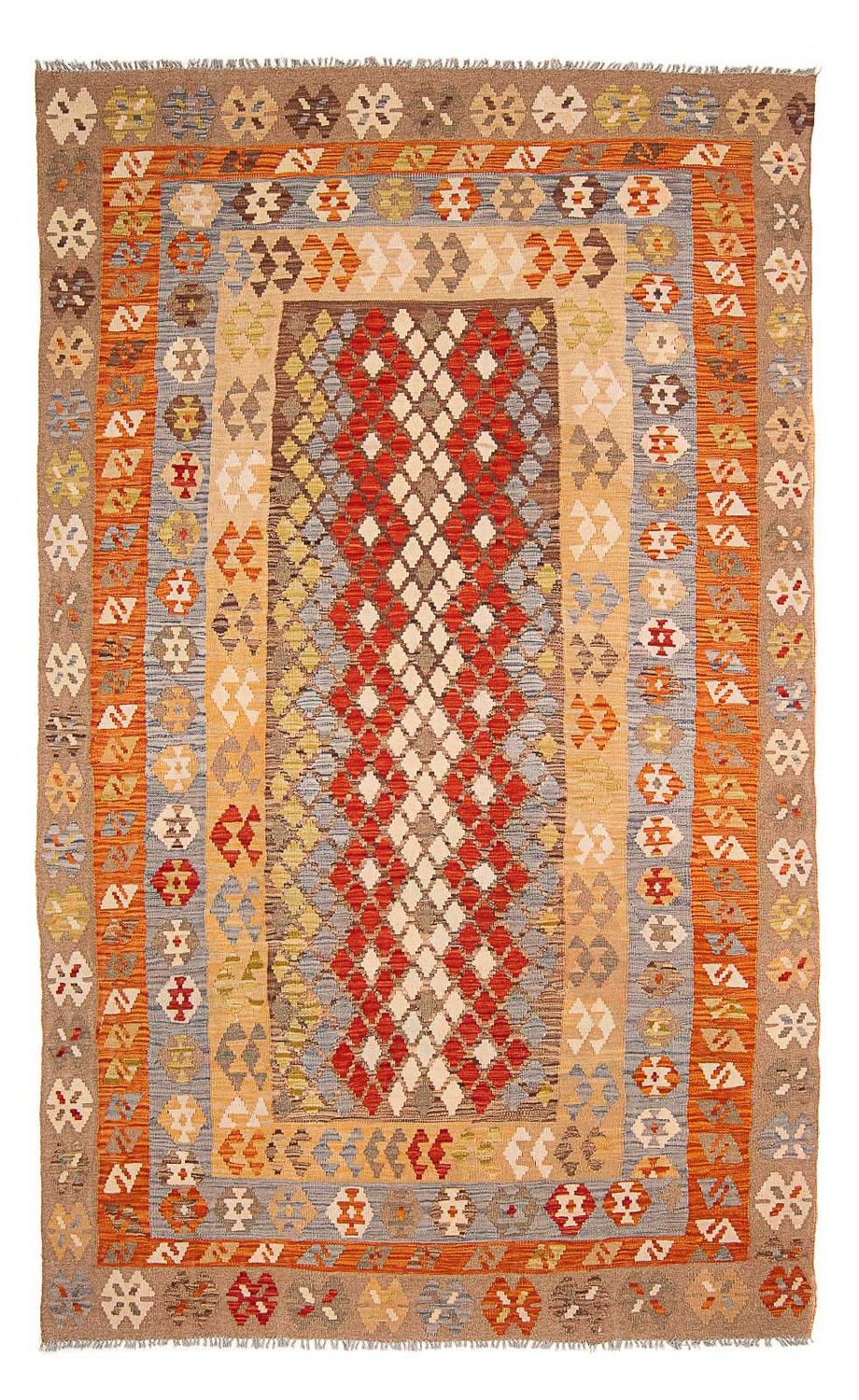Kelim Rug - Splash - 309 x 200 cm - multicolored