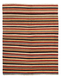 Kelim Rug - Splash - 200 x 152 cm - multicolored
