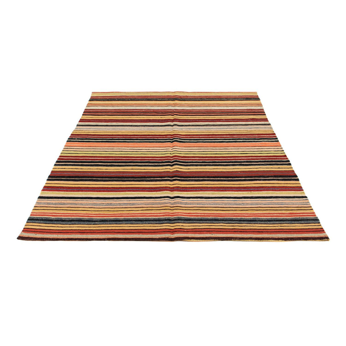 Kelim Rug - Splash - 190 x 147 cm - multicolored