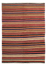 Kelim Rug - Splash - 204 x 145 cm - multicolored