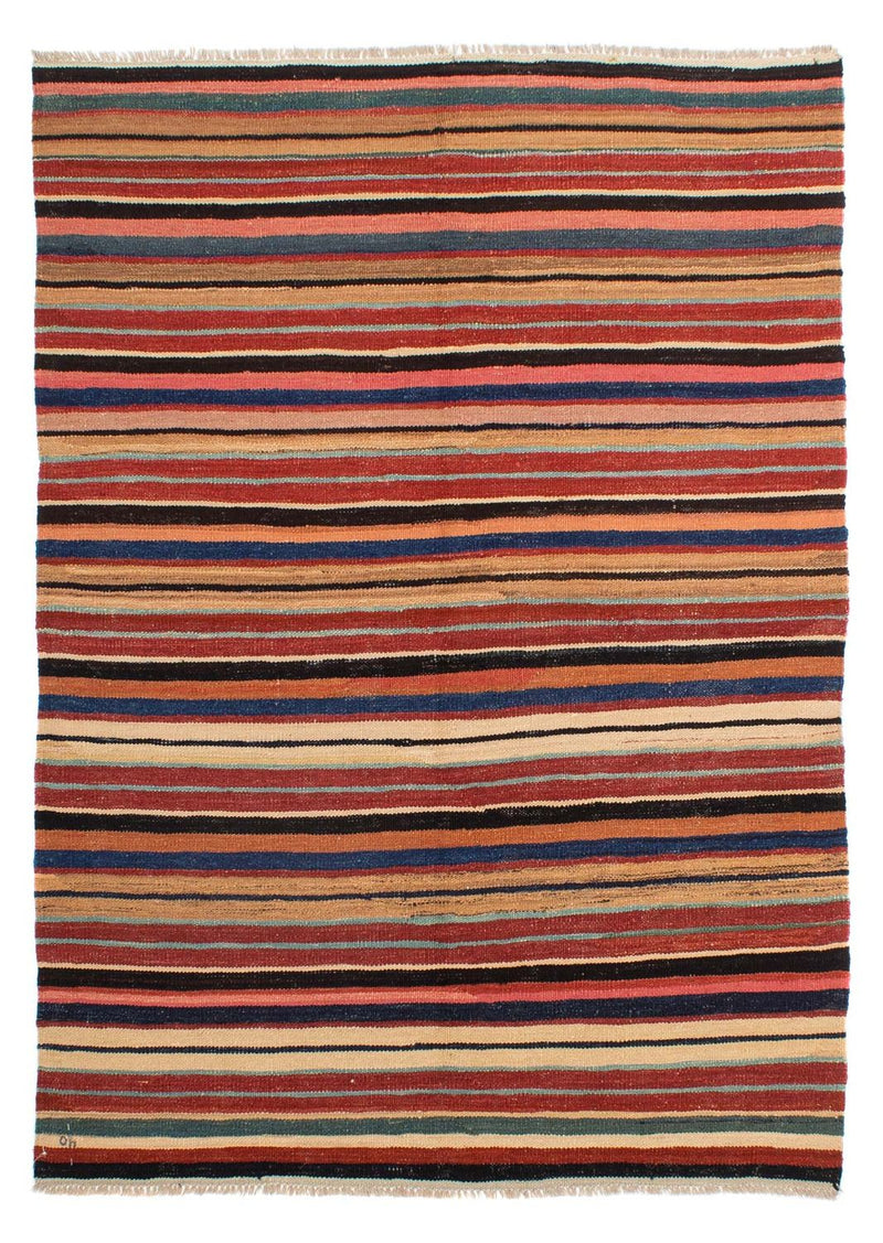 Kelim Rug - Splash - 204 x 145 cm - multicolored