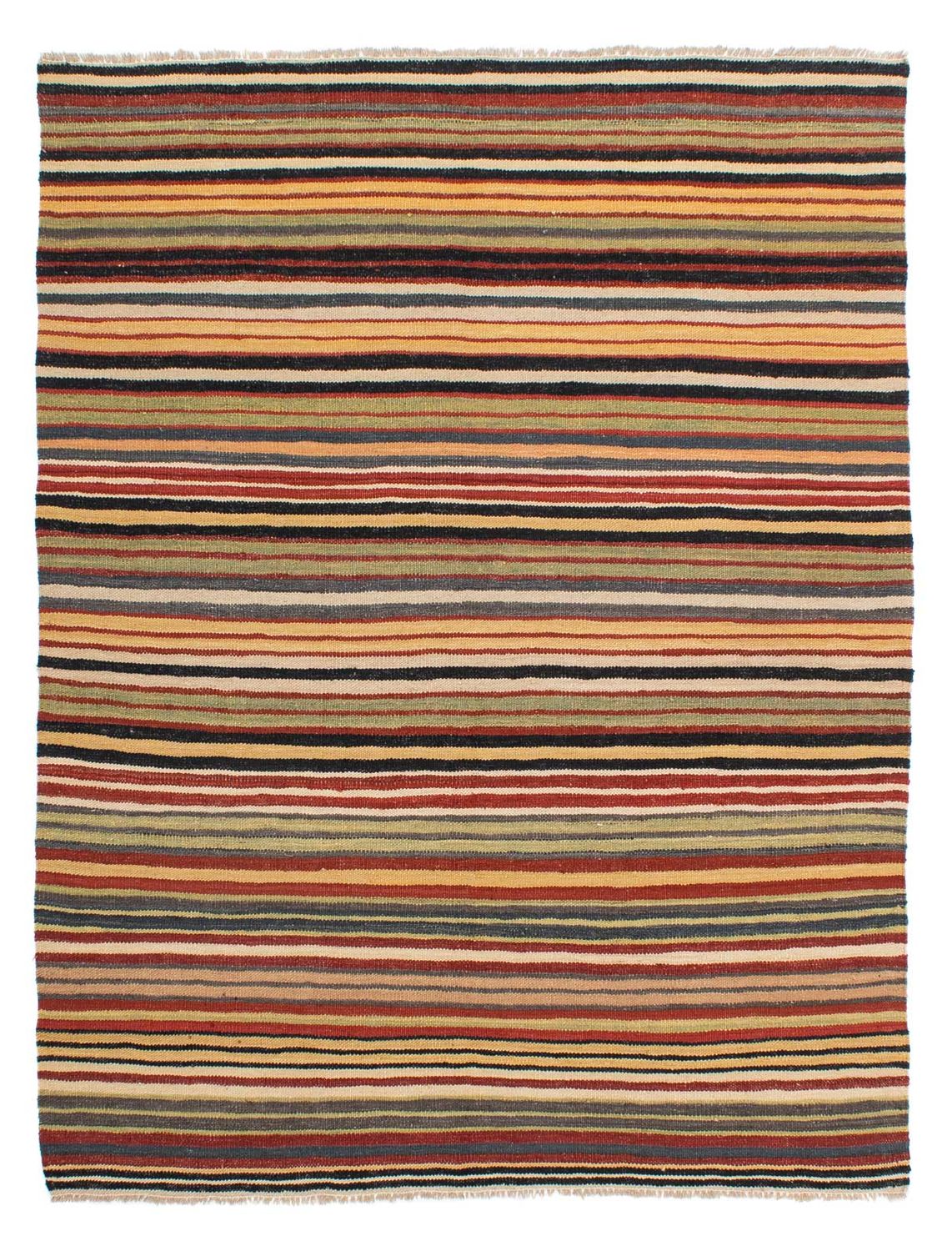 Kelim Rug - Splash - 195 x 152 cm - multicolored