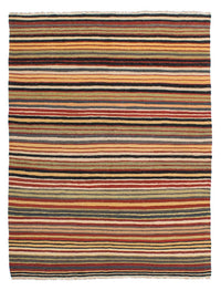 Kelim Rug - Splash - 195 x 152 cm - multicolored