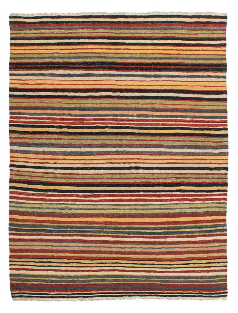 Kelim Rug - Splash - 195 x 152 cm - multicolored