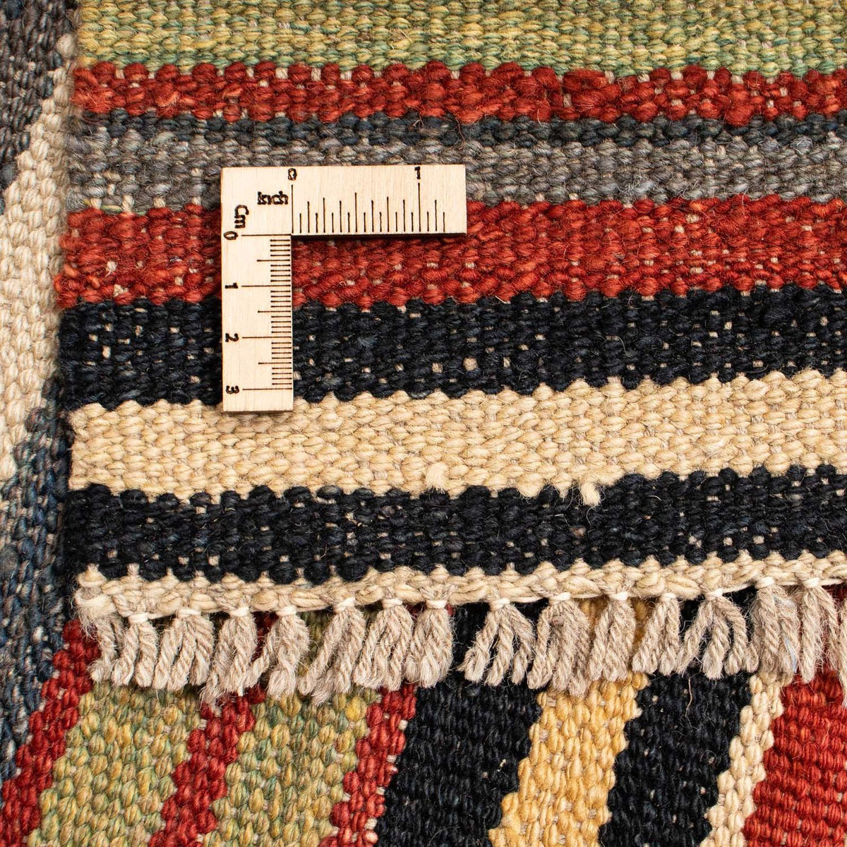 Kelim Rug - Splash - 195 x 152 cm - multicolored