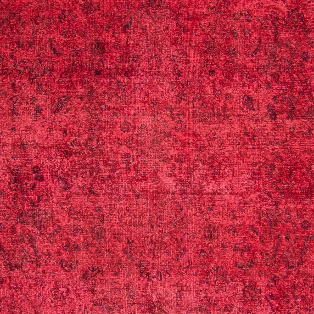Vintage Rug - 344 x 259 cm - dark red