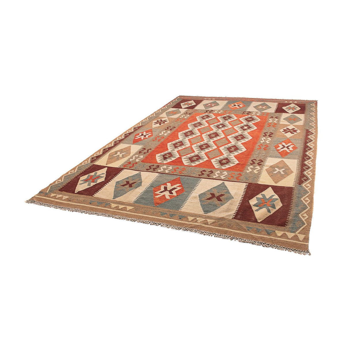 Kelim Rug - Splash - 300 x 204 cm - multicolored