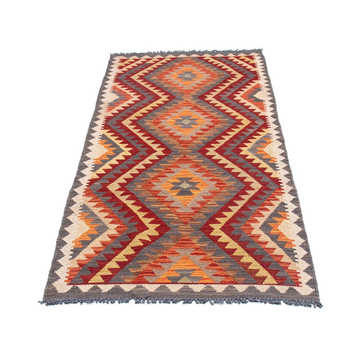 Runner Kelim Rug - Oriental - 191 x 80 cm - grey