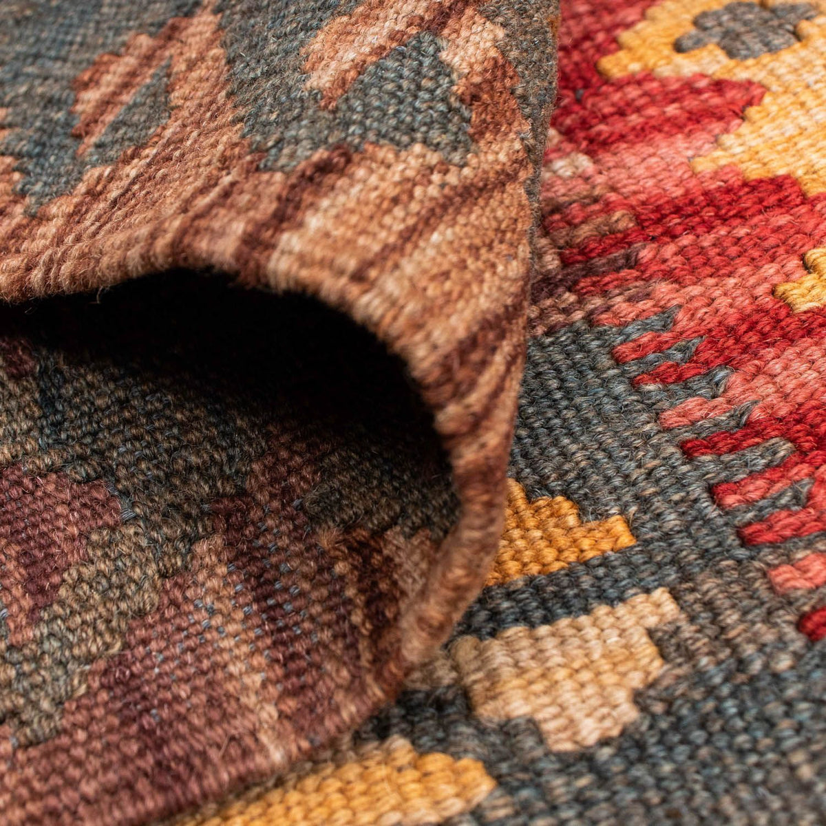 Kelim Rug - Oriental - 195 x 145 cm - multicolored