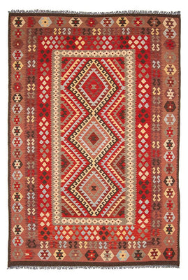 Kelim Rug - Splash - 304 x 199 cm - multicolored