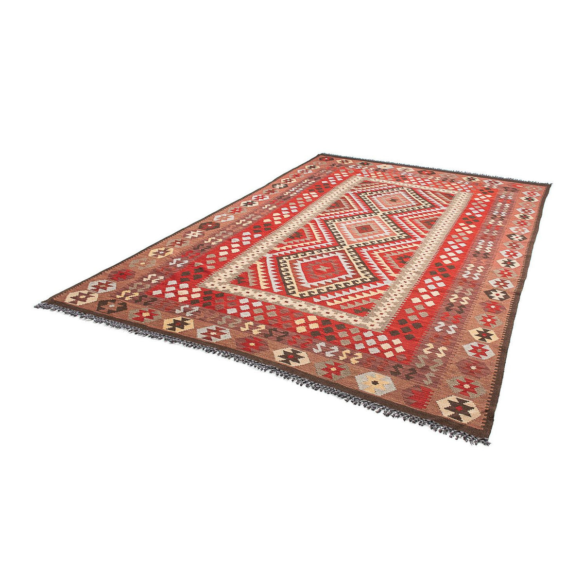 Kelim Rug - Splash - 304 x 199 cm - multicolored