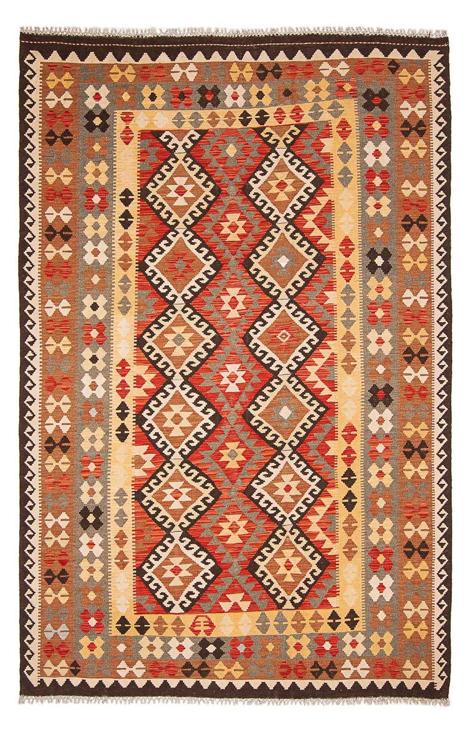 Kelim Rug - Splash - 293 x 200 cm - multicolored