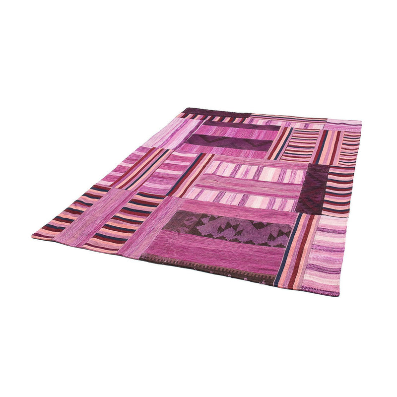 Patchwork Rug - 298 x 155 cm - purple