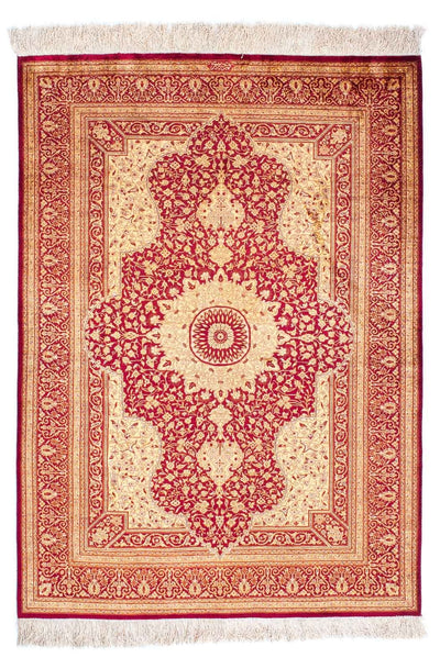 Qom Rug 102x147cm - Persian Rugs