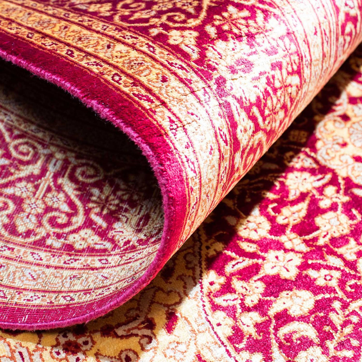 Perser Rug - Ghom - 147 x 102 cm - dark red