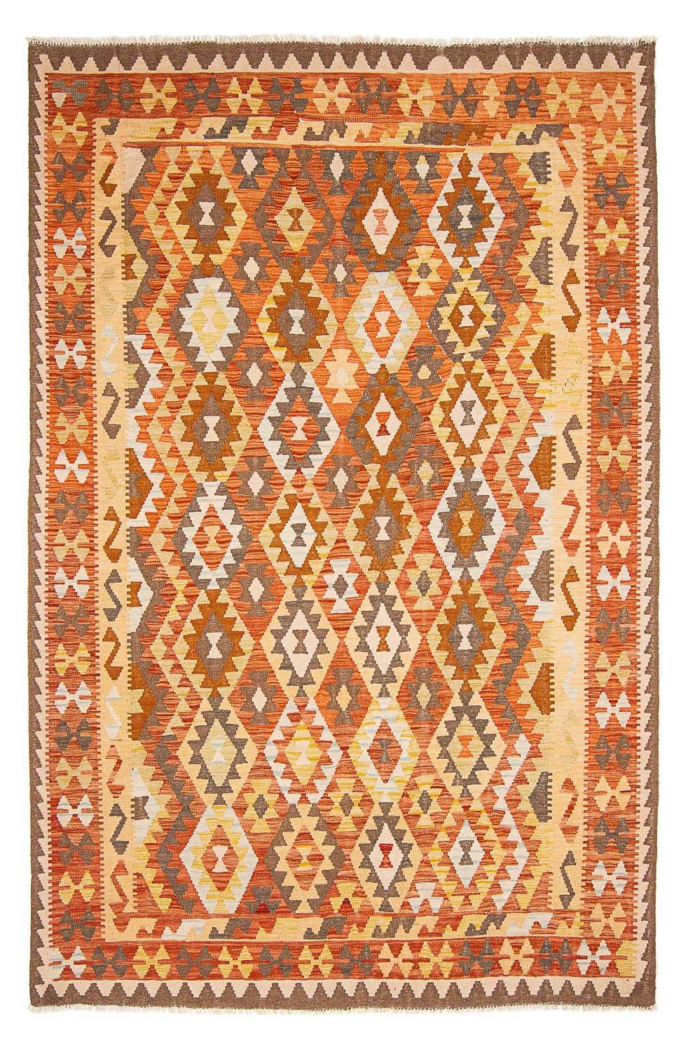 Kelim Rug - Splash - 292 x 200 cm - multicolored