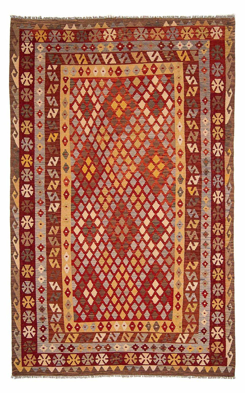 Kelim Rug - Splash - 304 x 204 cm - multicolored